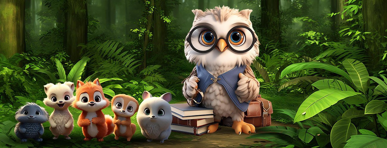 L'école magique des animaux du bois
